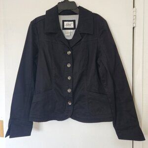 Live a Little Women's Black Blazer      Size PL #026